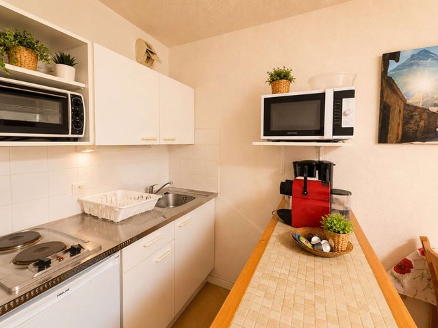 Studio 4 personnes avec balcon - Oz en Oisans