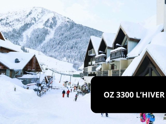 Studio 4 personnes avec balcon - Oz en Oisans