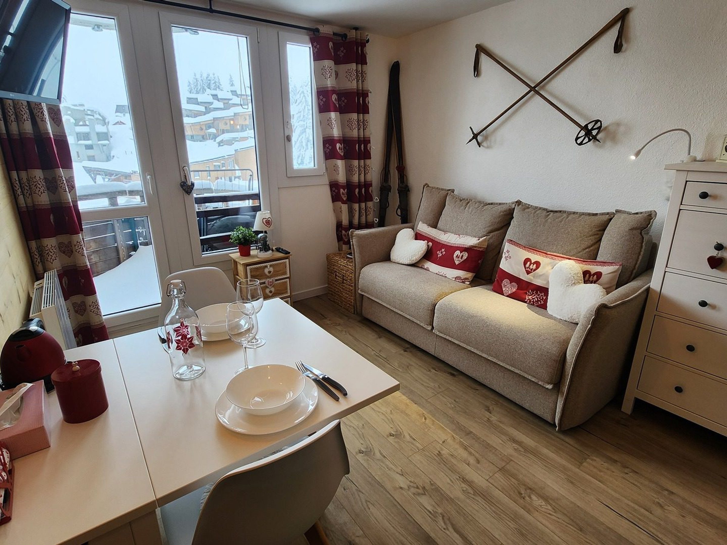Studio 2 personnes - Résidence PORTES DU SOLEIL A - Avoriaz