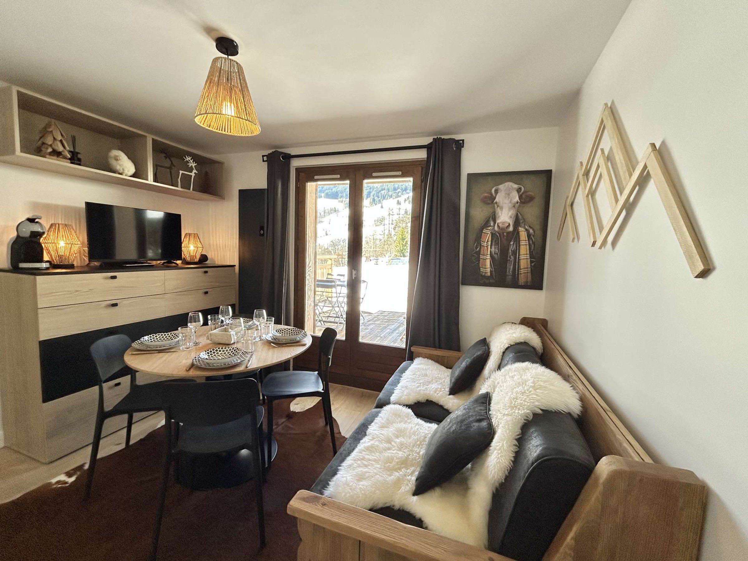 Appartement 2 pièces 4 personnes avec terrasse - Résidence LE FRONT DE NEIGE - Megève