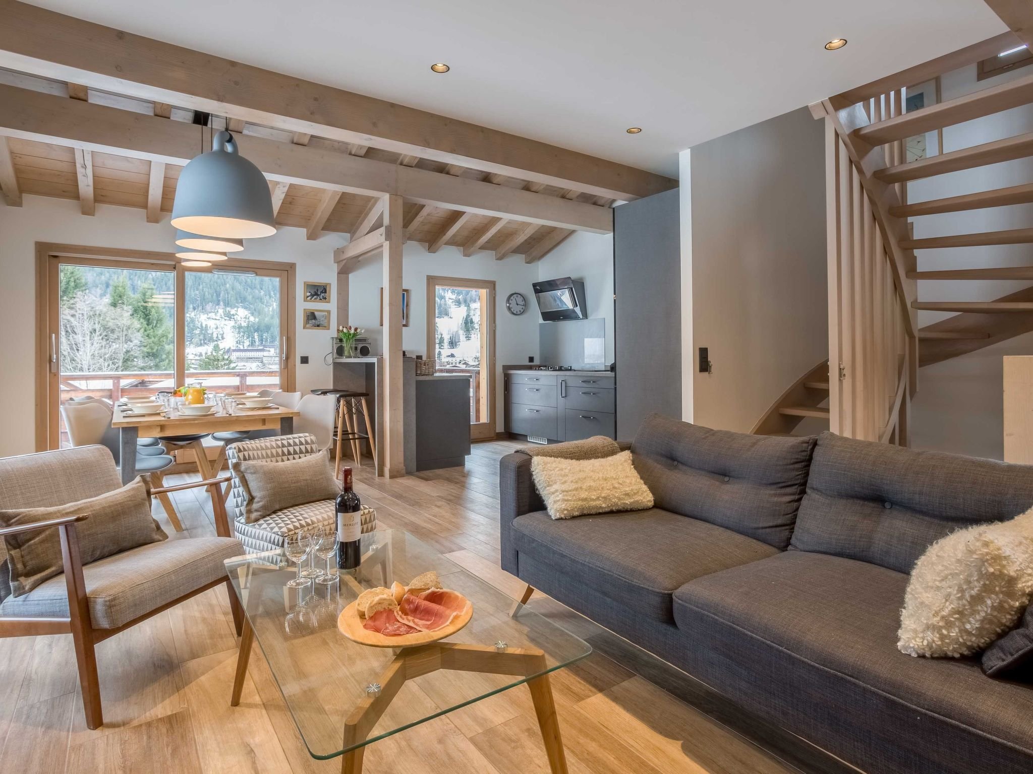 Appartement 8 pièces 10 personnes  - Appartement Chalet de l'Ours (Bärenhütte) - Chamonix Sud