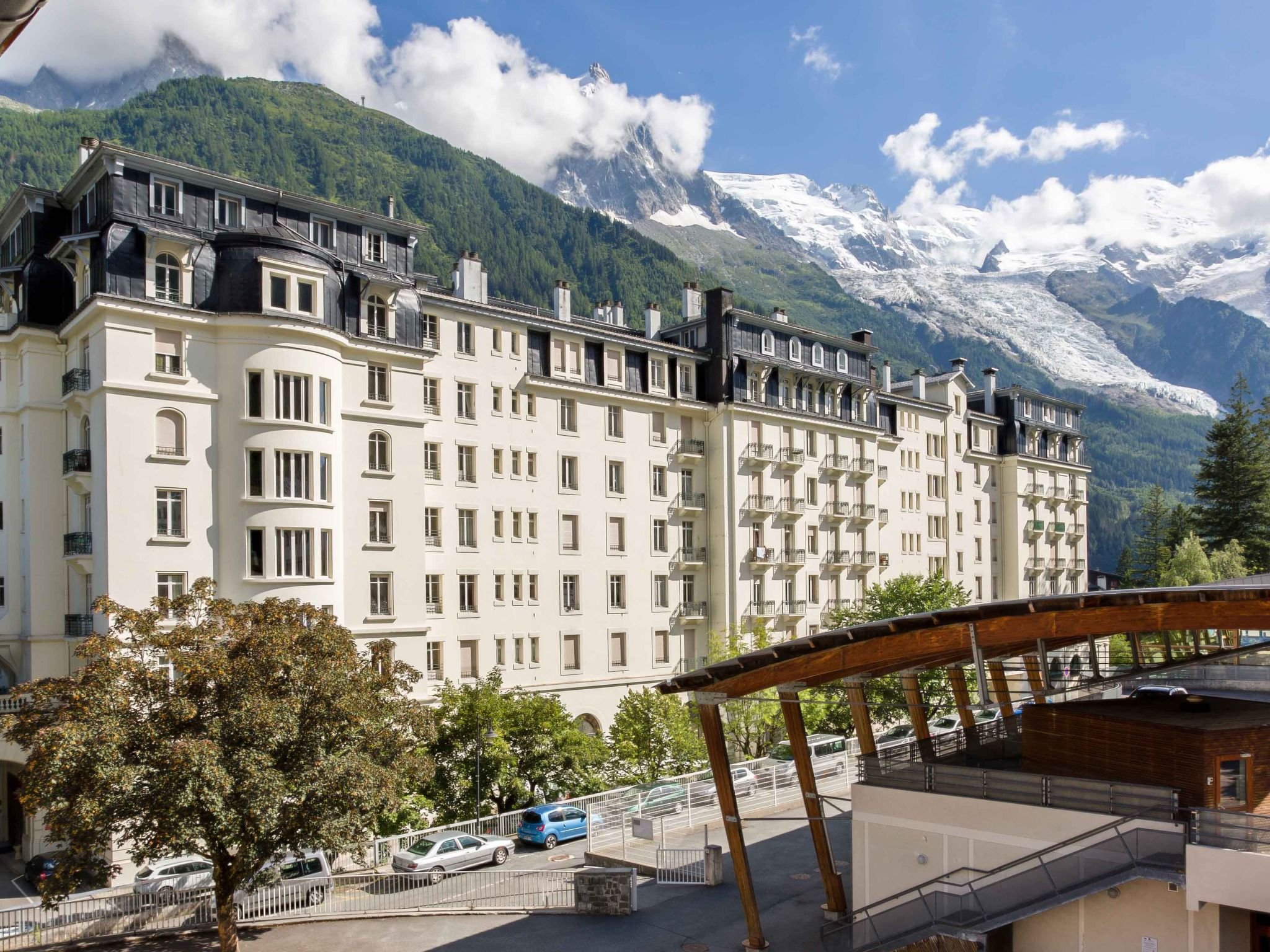 Appartement in Chamonix und Bergblick