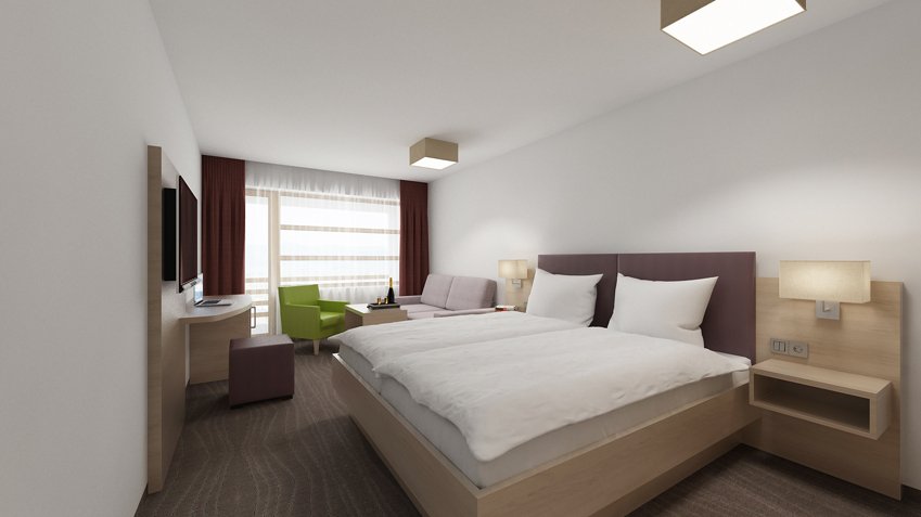 Comfort Quadruple Room balcony 'Krokus' - halfboard - All Inclusive Hotel Lohmann - Obergurgl