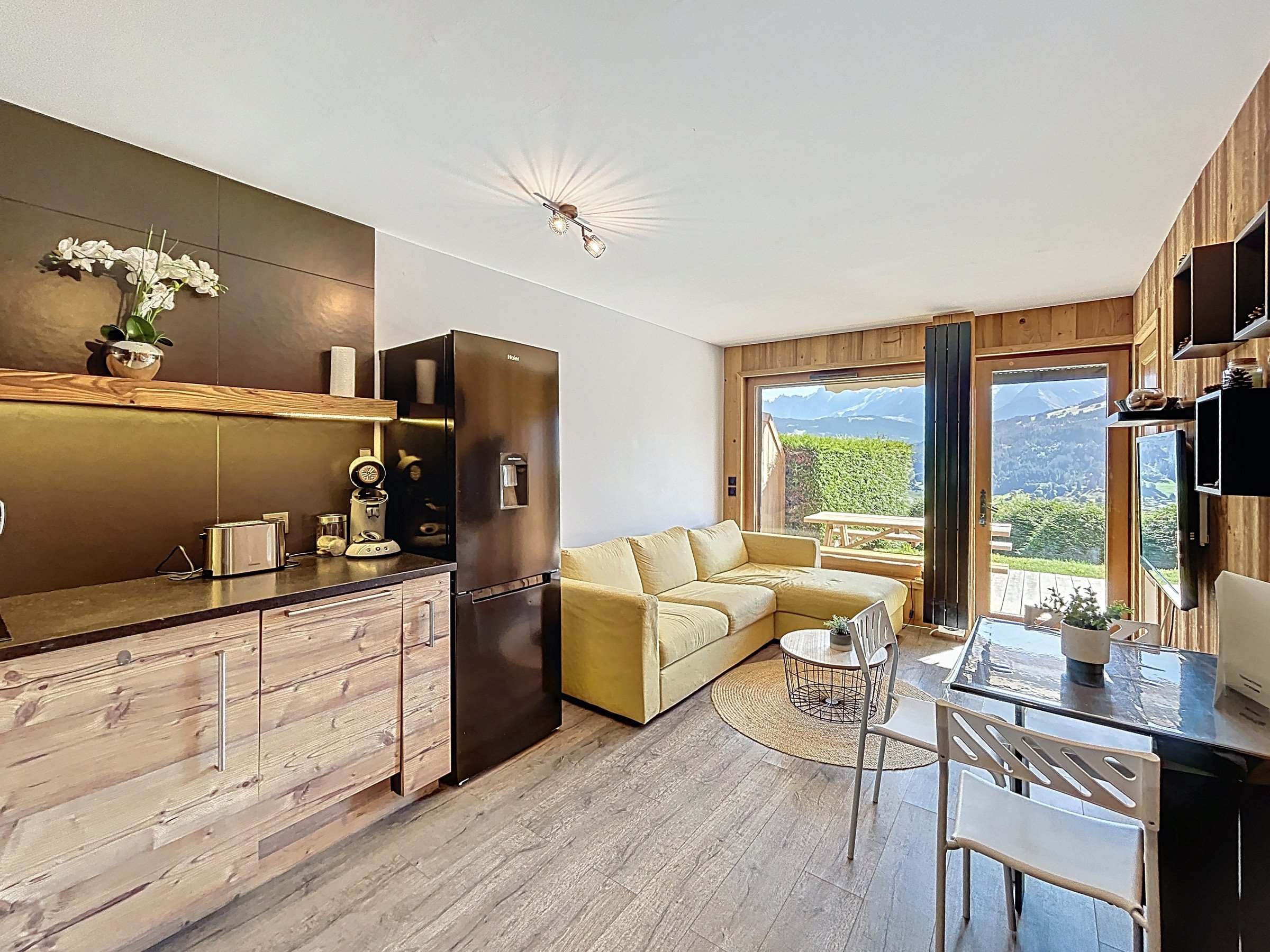 Appartement 2 pièces 4 personnes avec terrasse - Résidence Fontaine Désir - Bât. A - Combloux