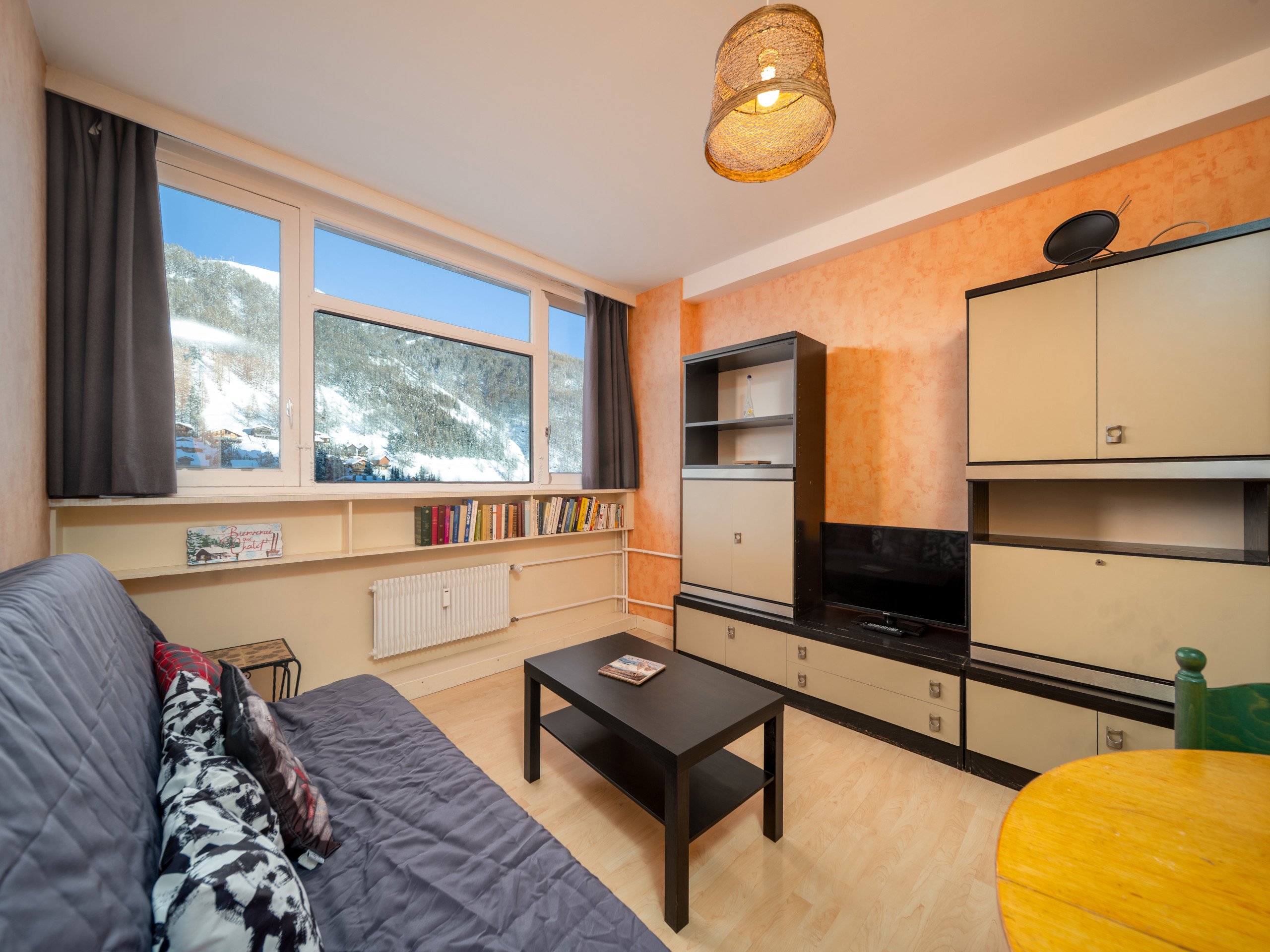 2 pièces 6 personnes vue montagne et vue pistes de ski - Appartement La Croisette A - N°142 - La Foux d'Allos