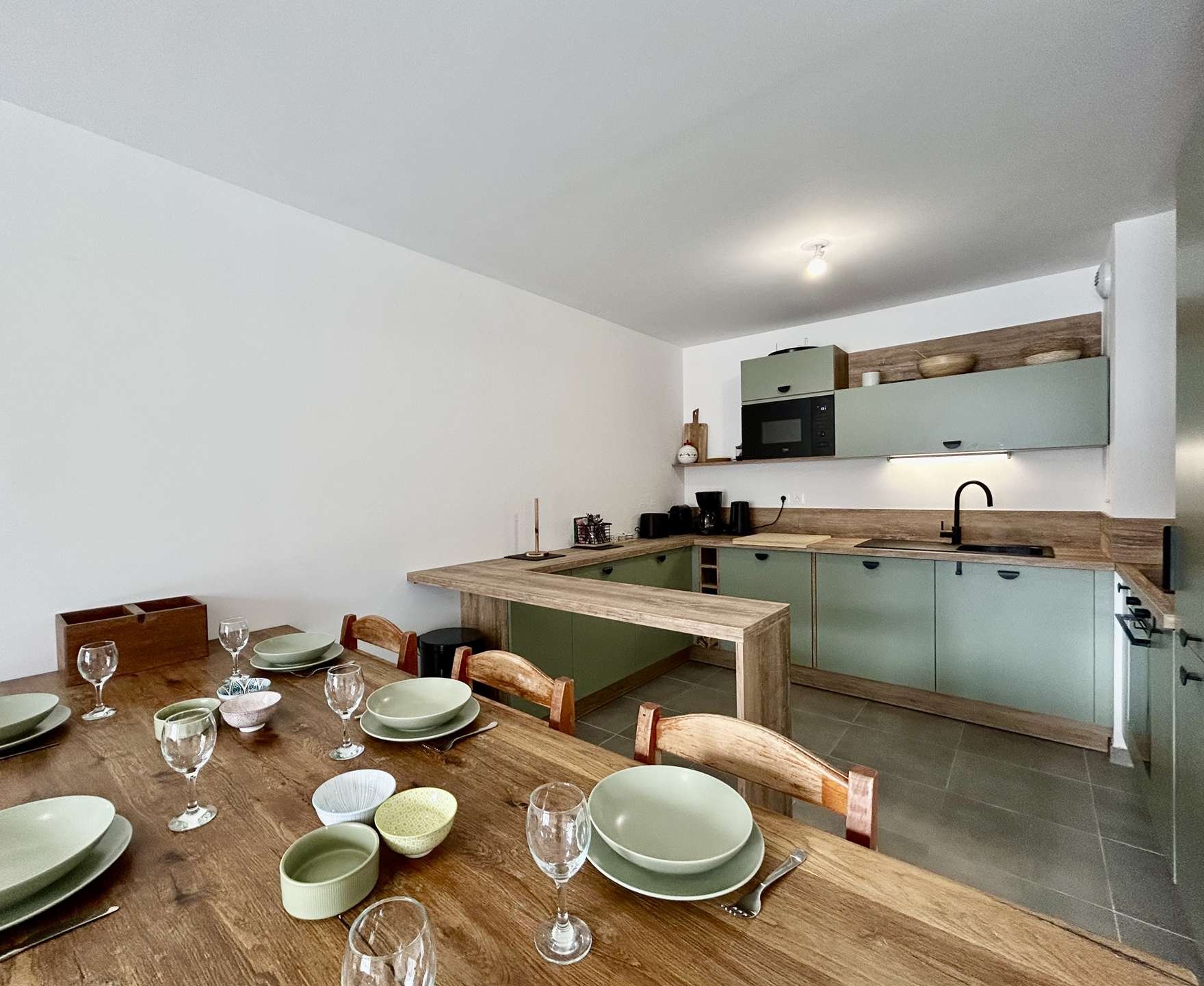 Appartement 3 pièces cabine 7 personnes - Appartement Cimes B BRI370-B404 - Serre Chevalier 1200 - Briançon