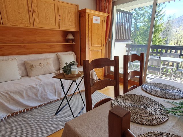 Studio 4 personnes avec balcon - Serre Chevalier 1400 - Villeneuve