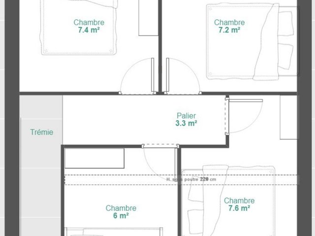 Appartement 5 pièces 8 personnes avec balcon - Les Carroz d'Araches