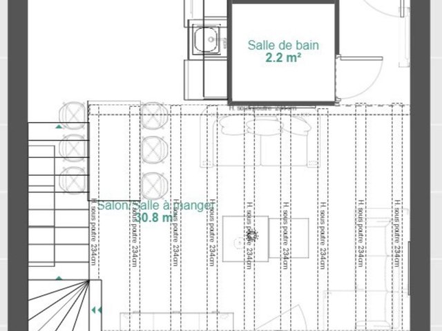Appartement 5 pièces 8 personnes avec balcon - Les Carroz d'Araches