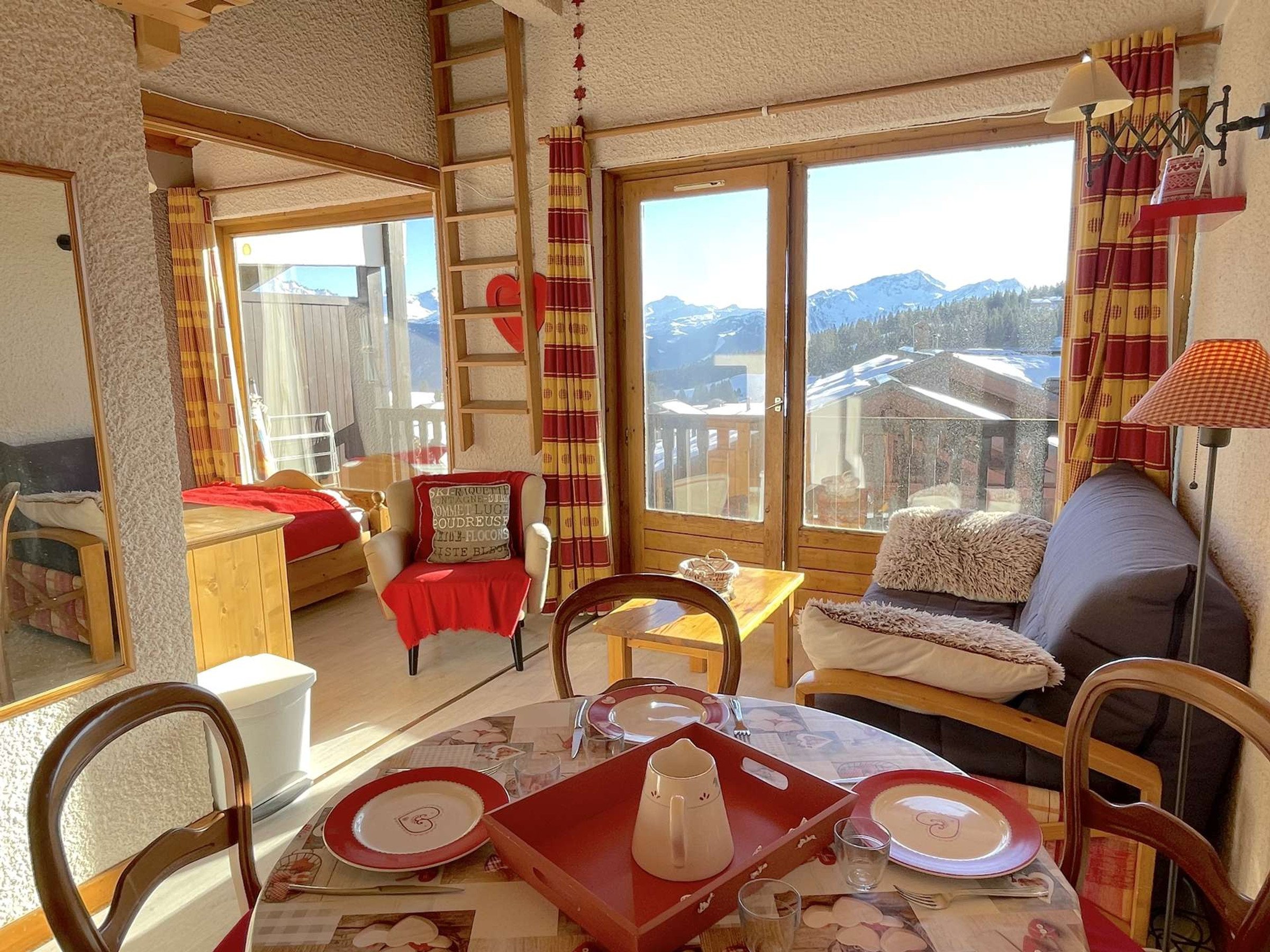 Appartement 1 pièce 4 personnes avec balcon - Résidence Le Chevreuil - Les Saisies