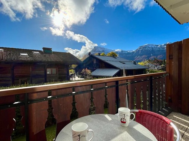 Studio 6 personnes avec balcon - Les Carroz d'Araches