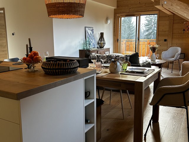 Appartement 4 pièces 8 personnes avec balcon - Les Carroz d'Araches