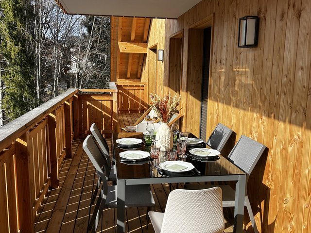 Appartement 4 pièces 8 personnes avec balcon - Les Carroz d'Araches