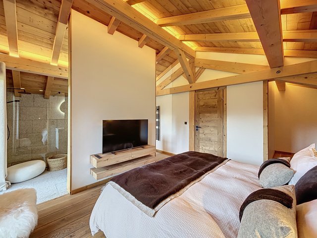 Chalet 5 pièces 8 personnes avec balcon - Combloux