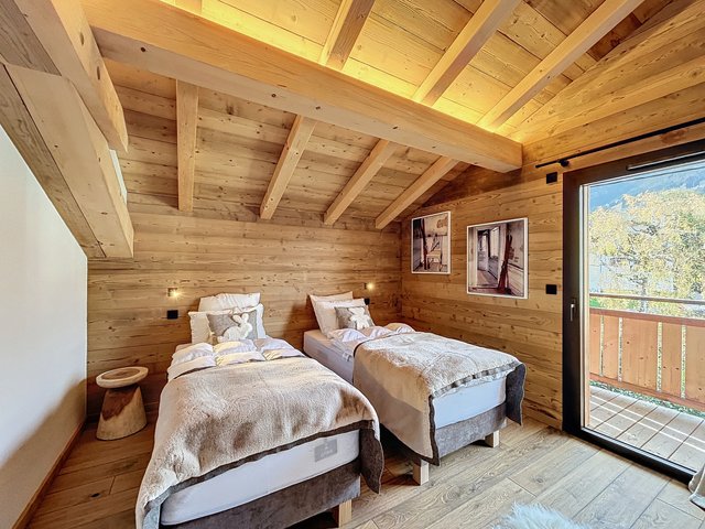 Chalet 5 pièces 8 personnes avec balcon - Combloux