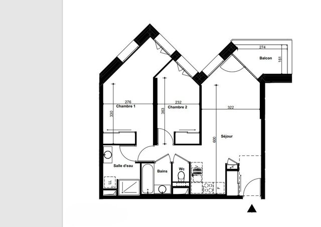 Appartement Le Roc G504-3 - Valmorel