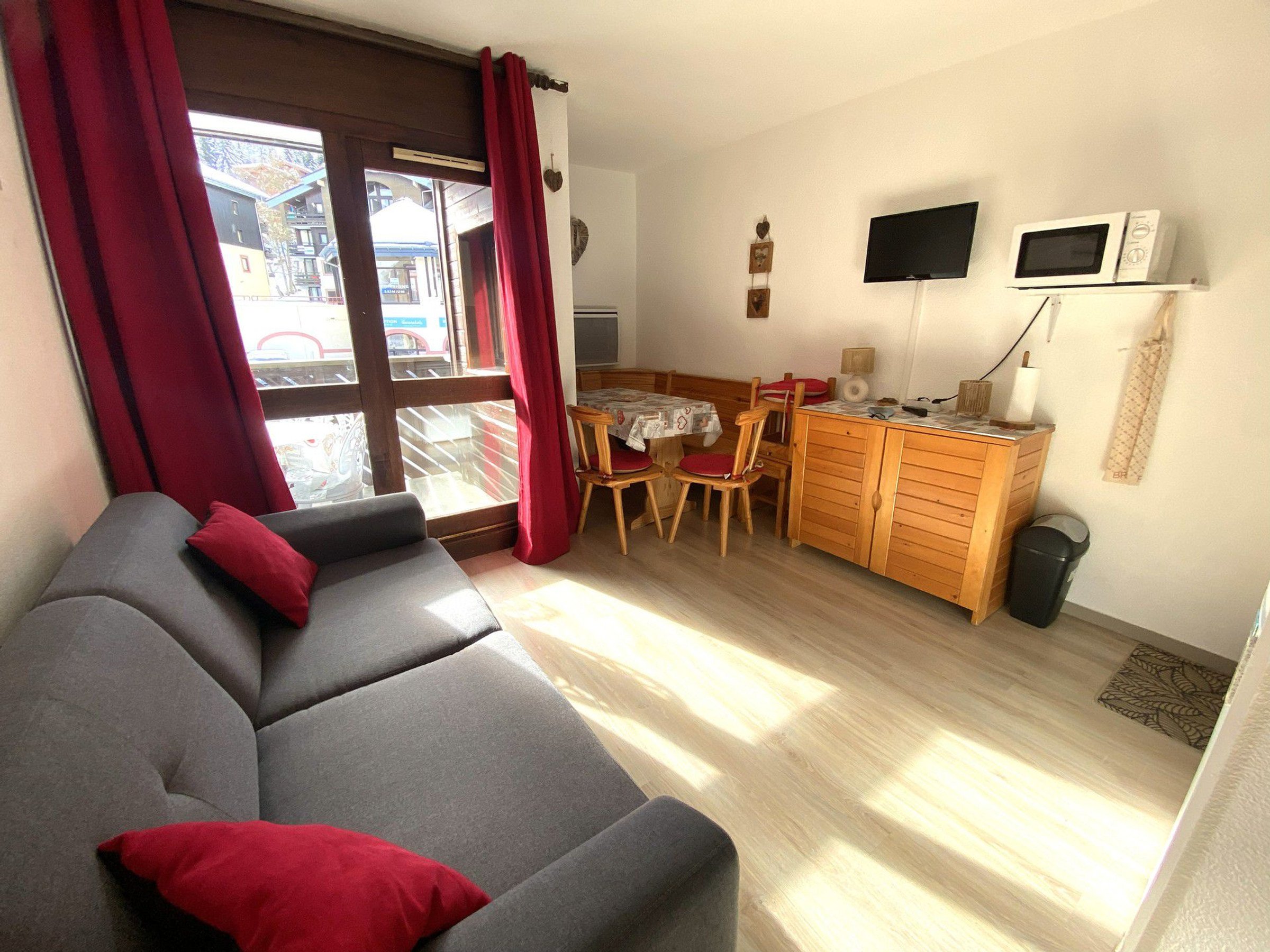 Studio 4 personnes avec balcon - Résidence PRAZ DES ESSERTS - Morillon 1100 Les Esserts