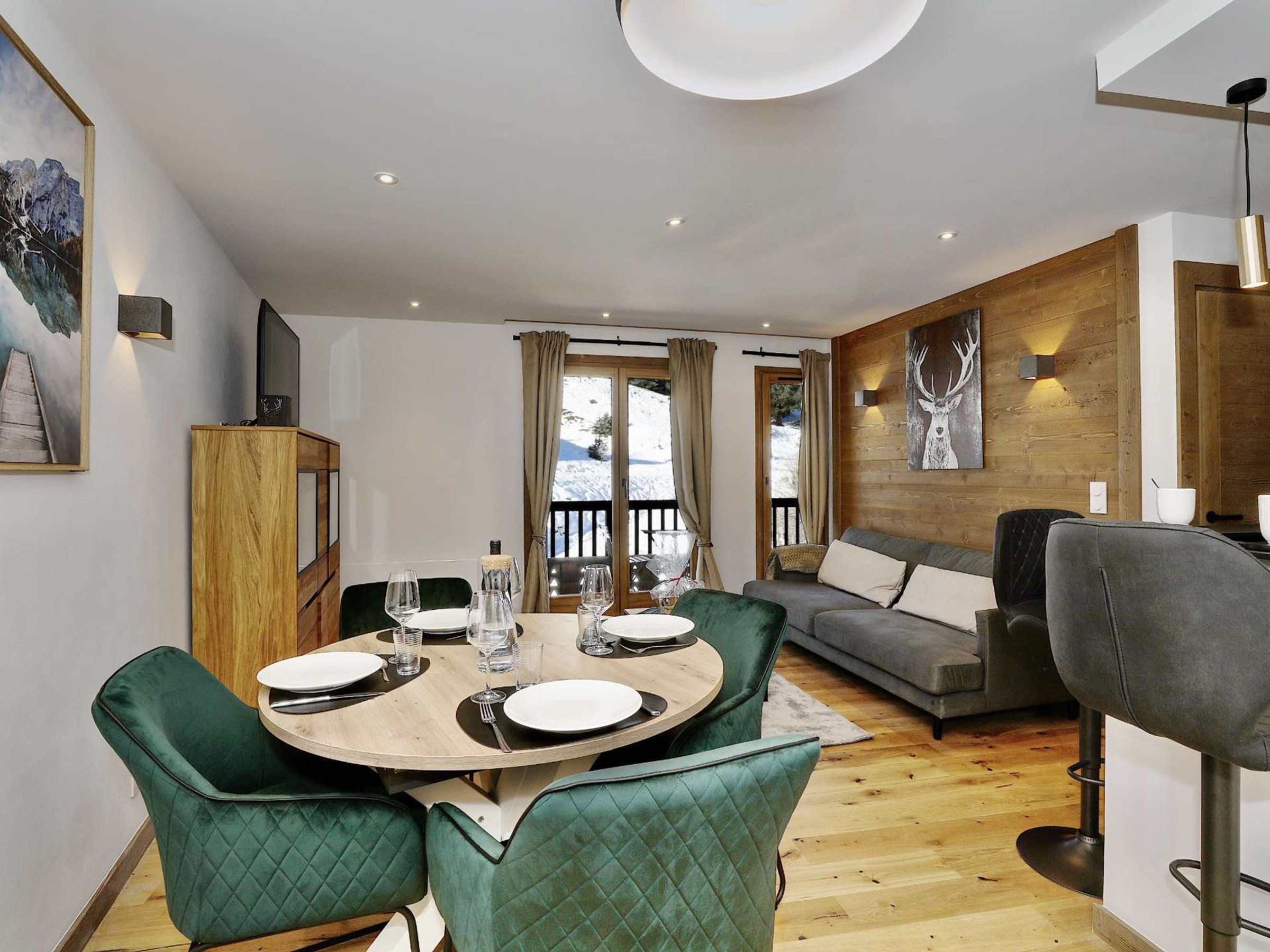 Appartement 2 pièces 4 personnes avec balcon - Résidence BOIS JOLI - Courchevel 1550