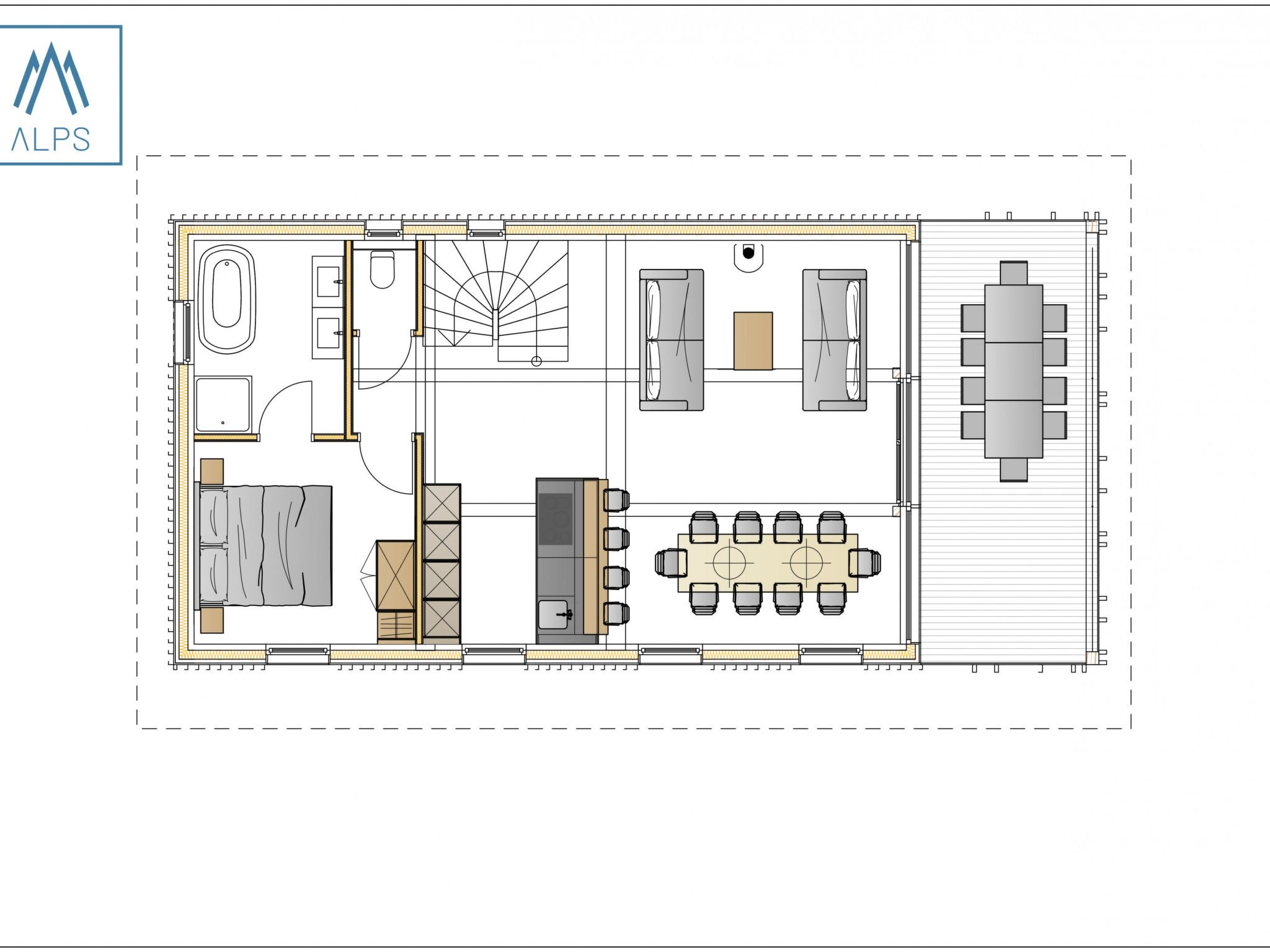 Résidence de Tourisme Superior 4 SZ,Sauna&Aussenbadewanne