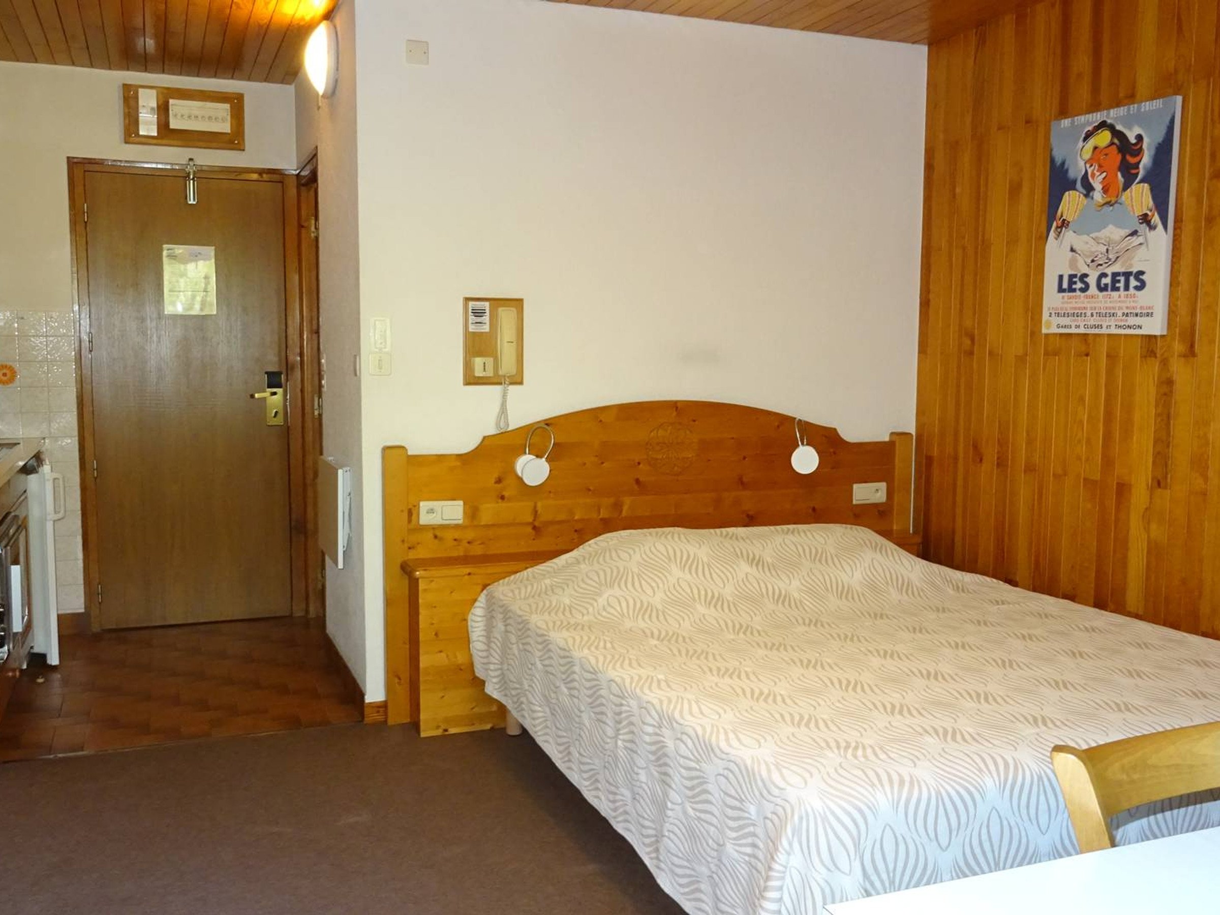 Studio 2 personnes avec balcon - Résidence LE GALAXY - B7 - Les Gets