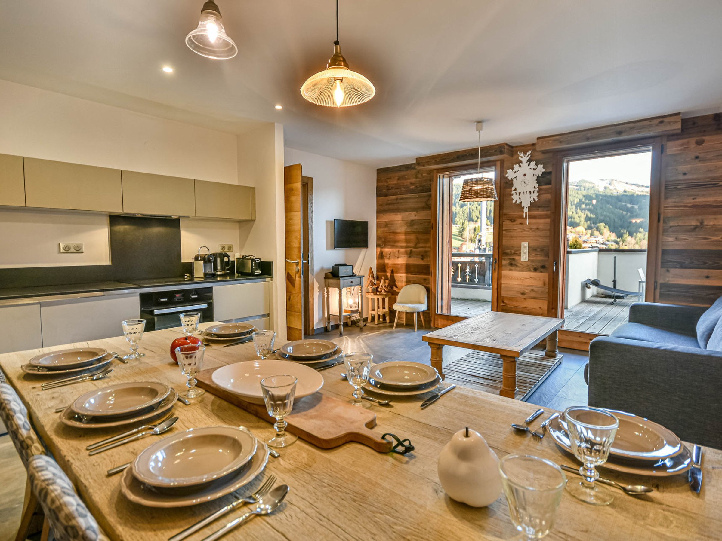 Appartement 4 pièces 8 personnes avec sauna - Résidence CHALET CHOULOU - Les Gets