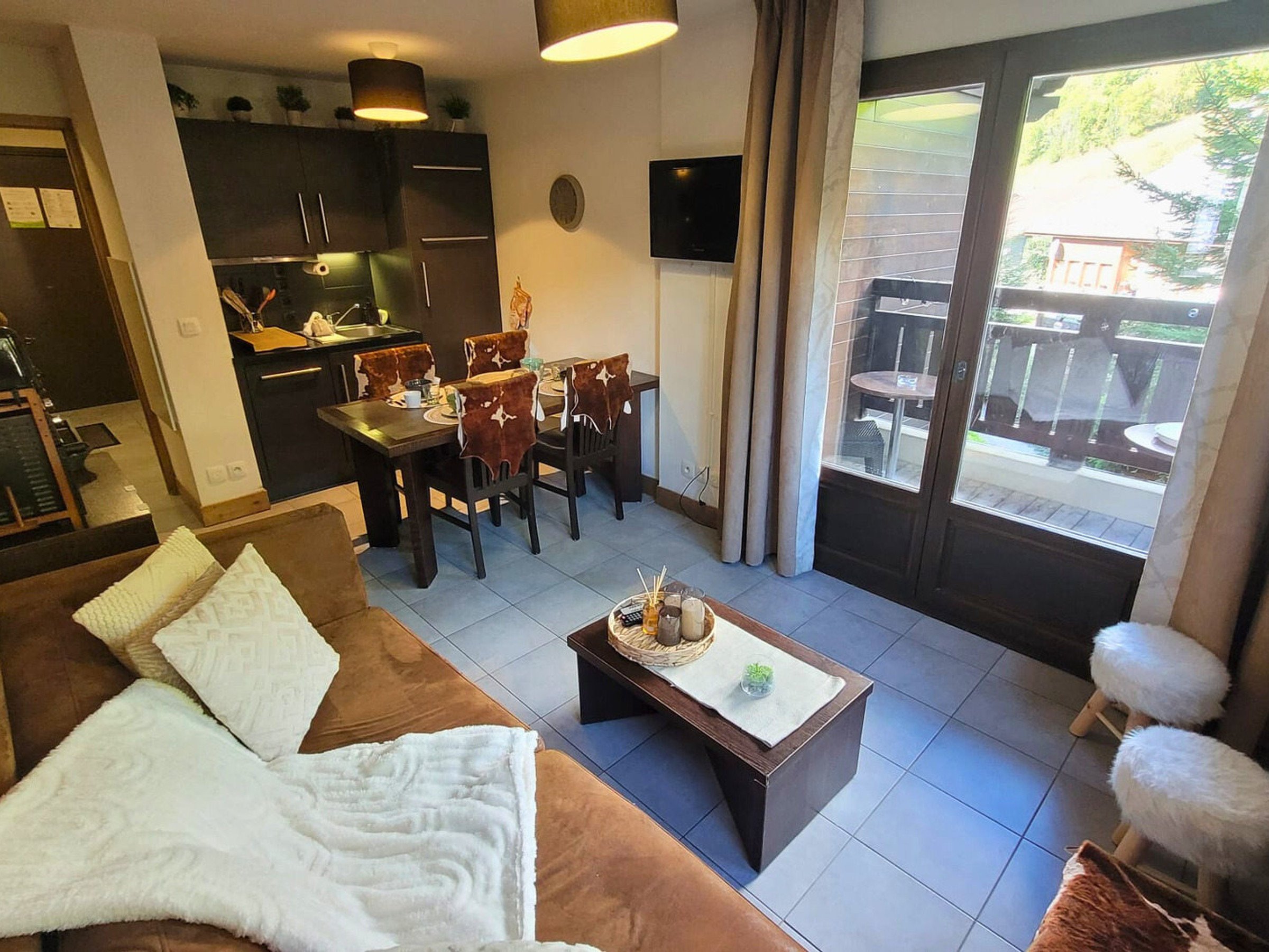 Appartement 2 pièces 4 personnes avec balcon - Résidence FERMES EMIGUY - Les Gets