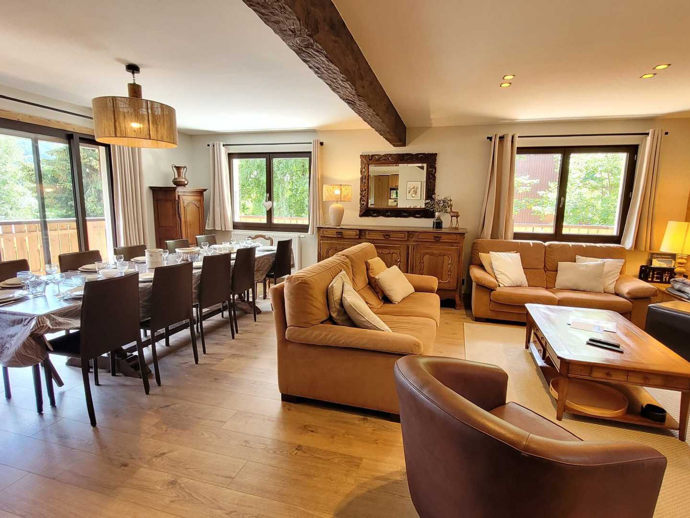 Chalet 8 pièces 12 personnes avec balcon - Chalet LES AMBREZALES - Les Gets