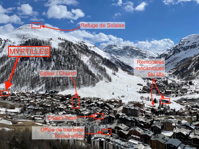 Appartements MYRTILLES - Val d’Isère Centre