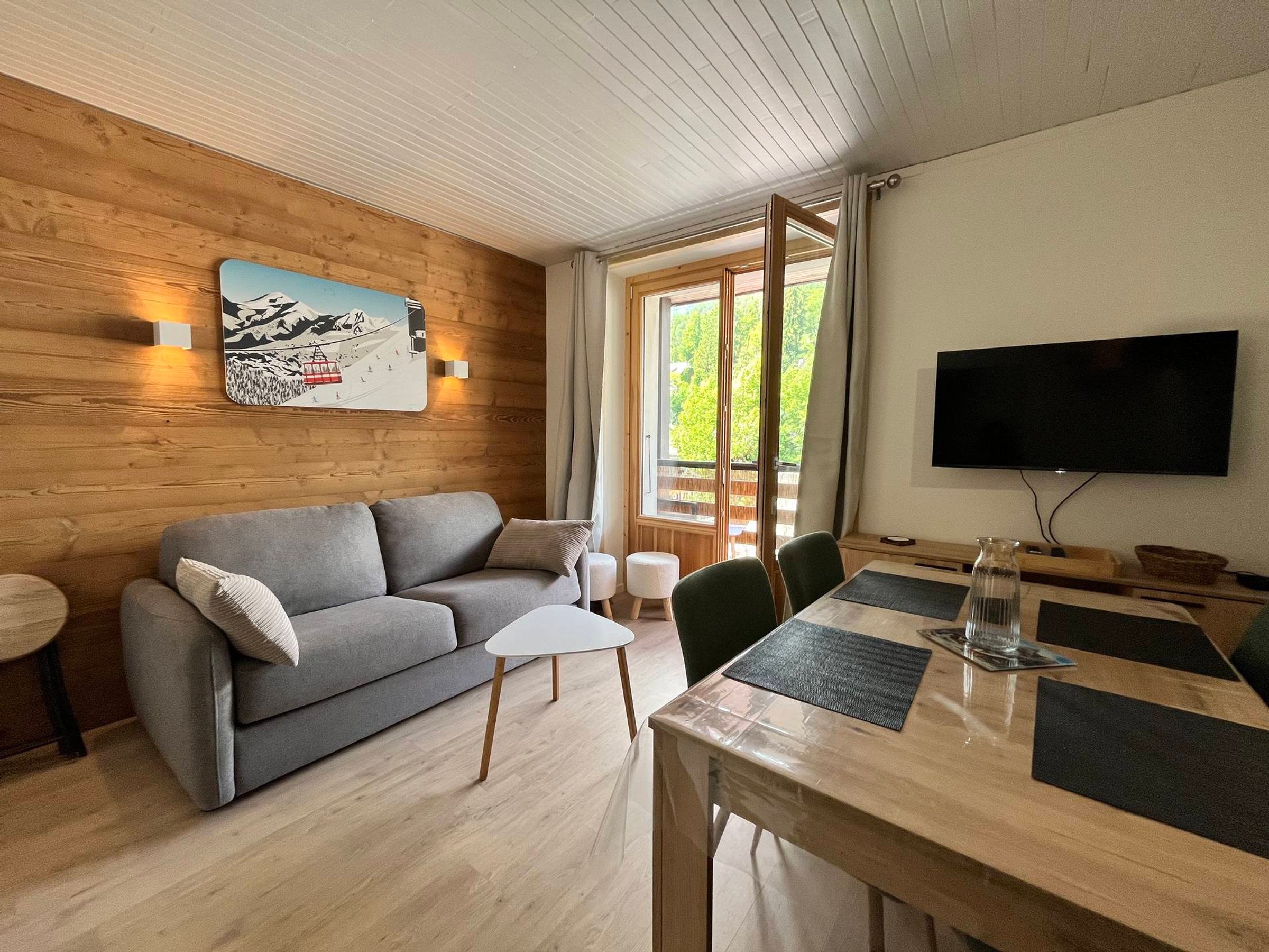 Appartement 2 pièces 4 personnes avec balcon - Résidence LE CLEVIEU - Samoëns