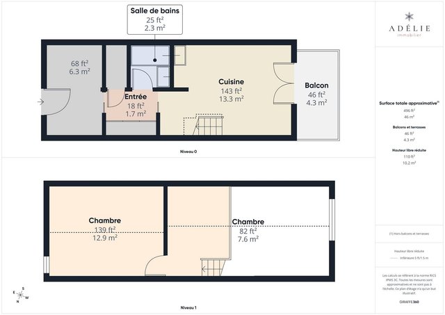 Appartement Hauts De La Rosiere HTR604 - La Rosière