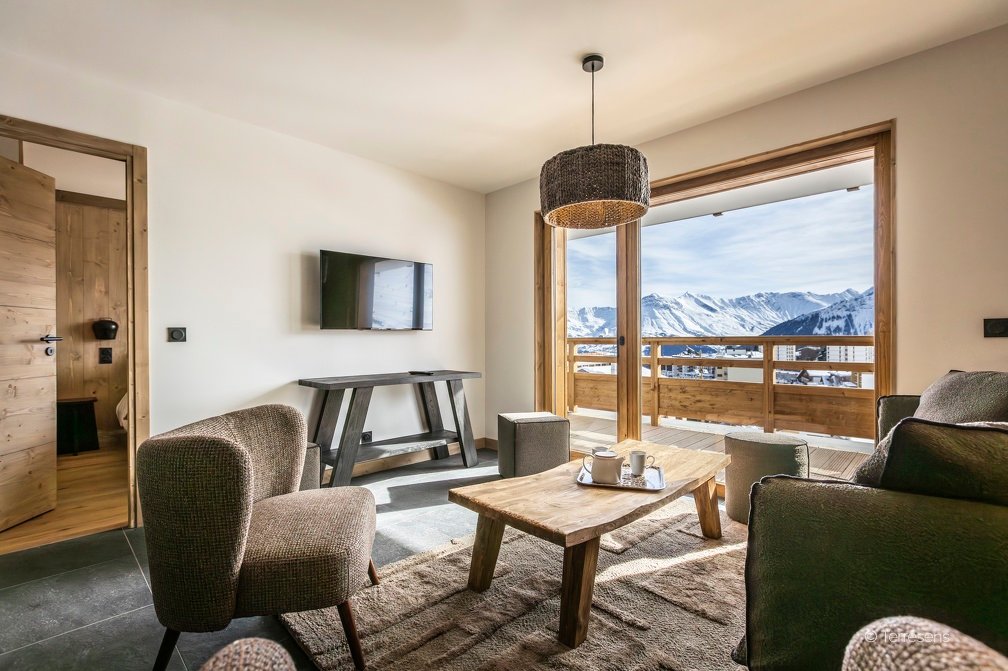 3 Pièces cabine 6/8 personnes Standard - Résidence Terresens Le Caprice Blanc - La Toussuire