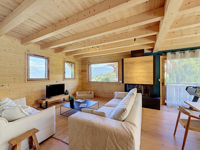 Chalet 6 pièces 6 personnes avec balcon - Combloux