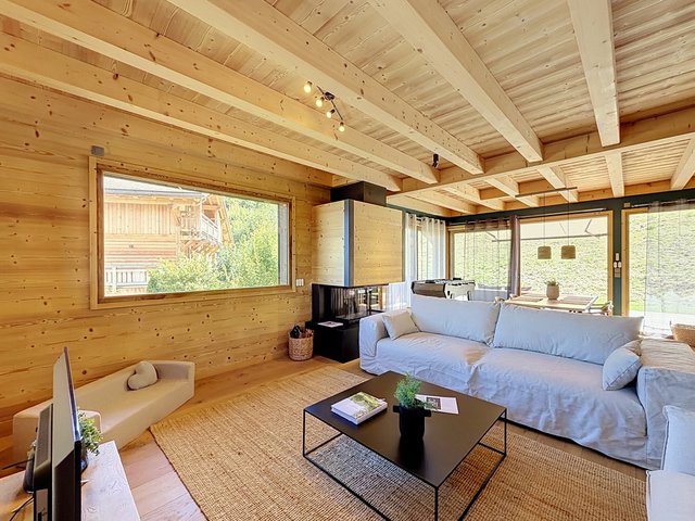 Chalet 6 pièces 6 personnes avec balcon - Combloux