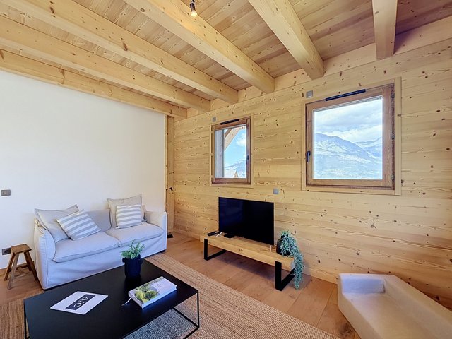 Chalet 6 pièces 6 personnes avec balcon - Combloux