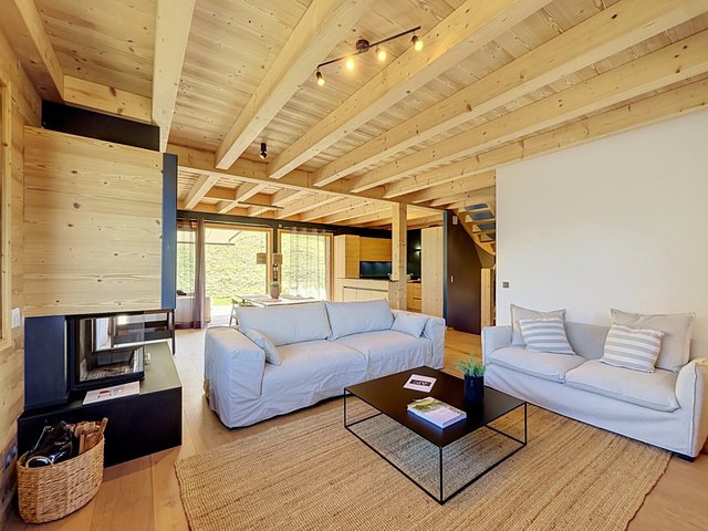 Chalet 6 pièces 6 personnes avec balcon - Combloux