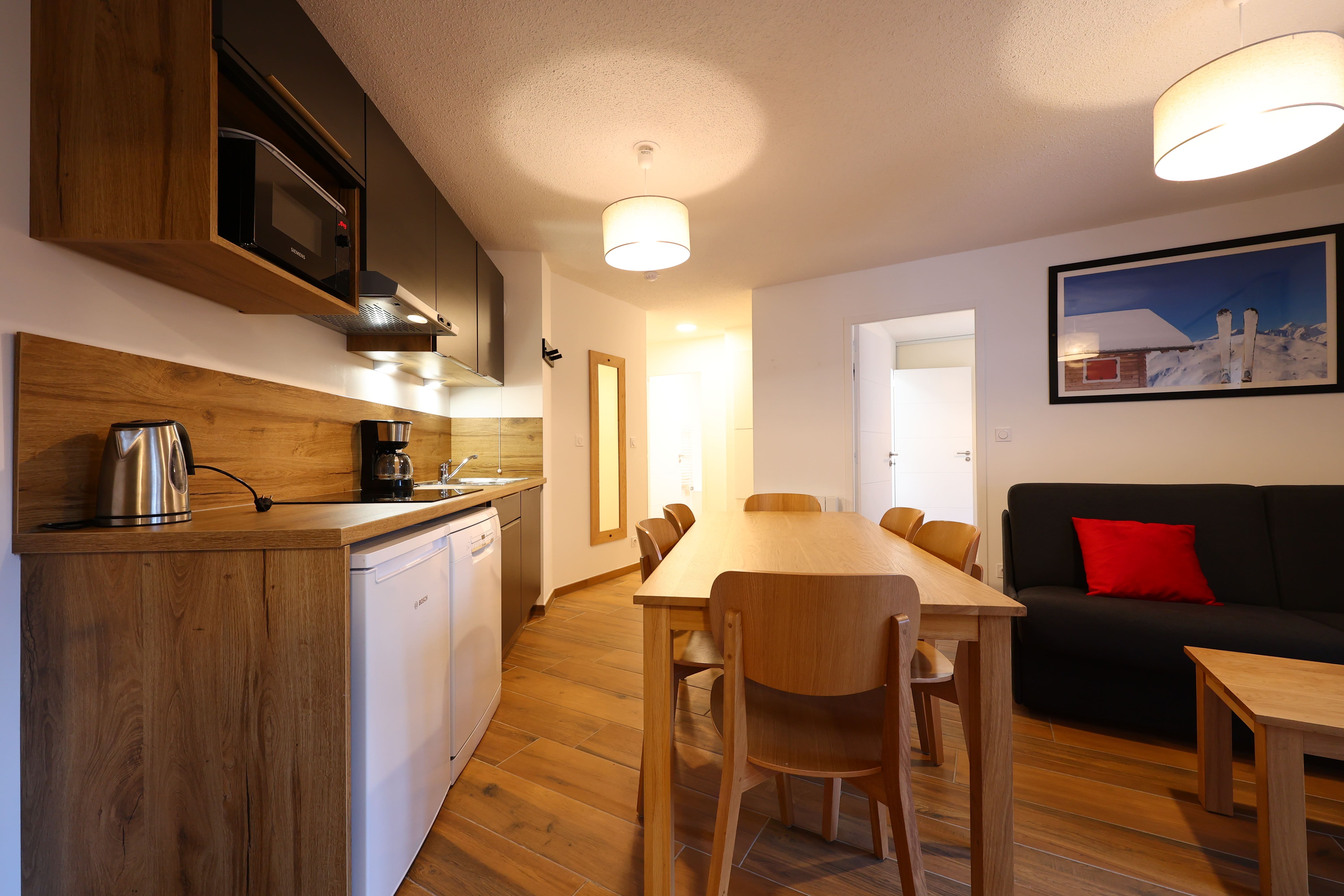 3 pièces 6 personnes - Résidence EDEN - Living Stone - Vars