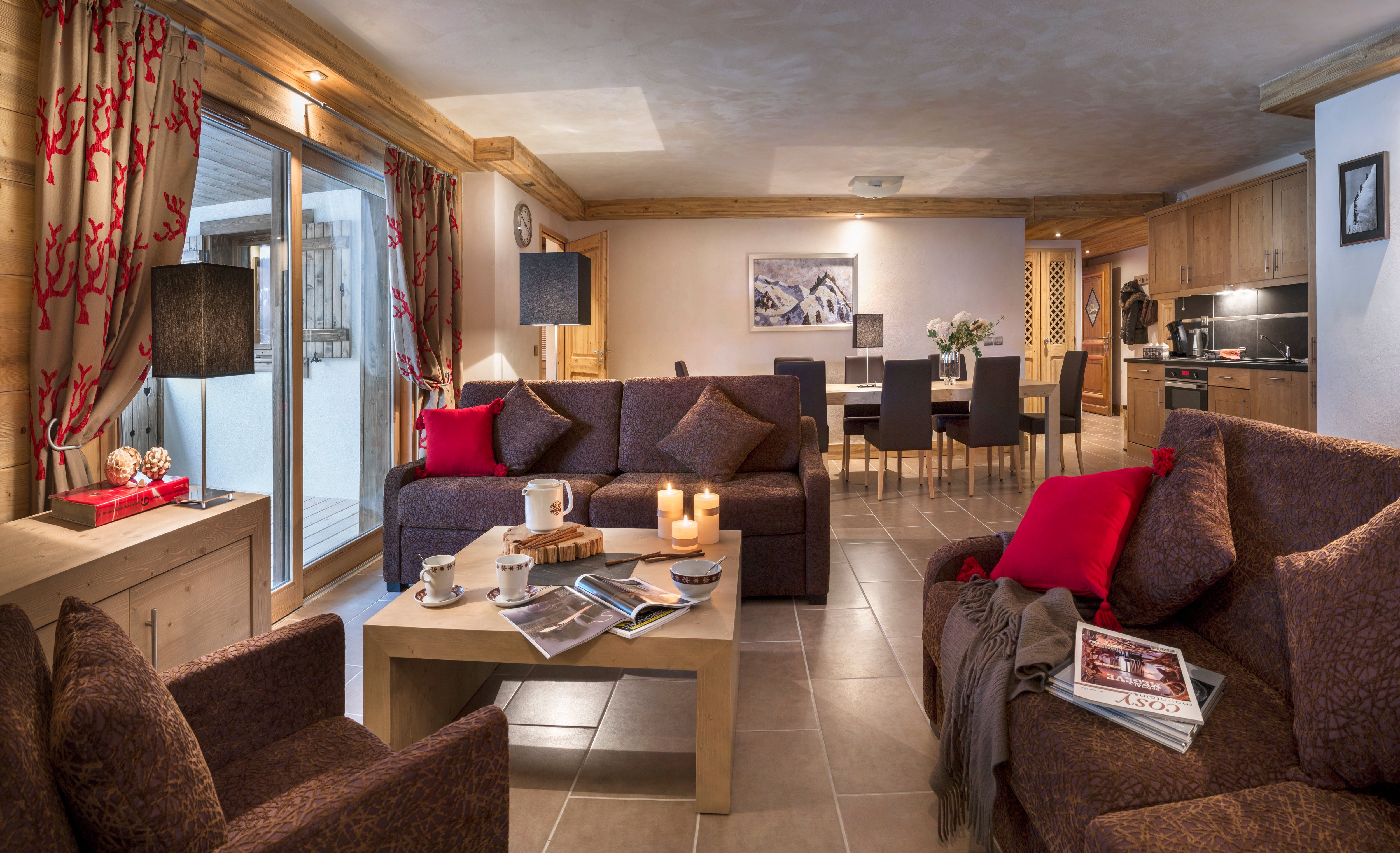 3 Pièces 6 personnes . - Résidence CGH & SPA Les Chalets d'Angèle 4* . - Châtel