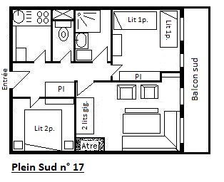 Appartement Plein Sud MRBPLS-017 - Méribel Centre 1600 