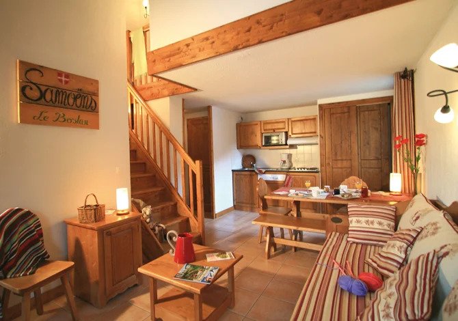 3 Pièces ou 3 Pièces duplex 6 personnes - travelski home select - Résidence Les Fermes de Samoëns 3* - Samoëns