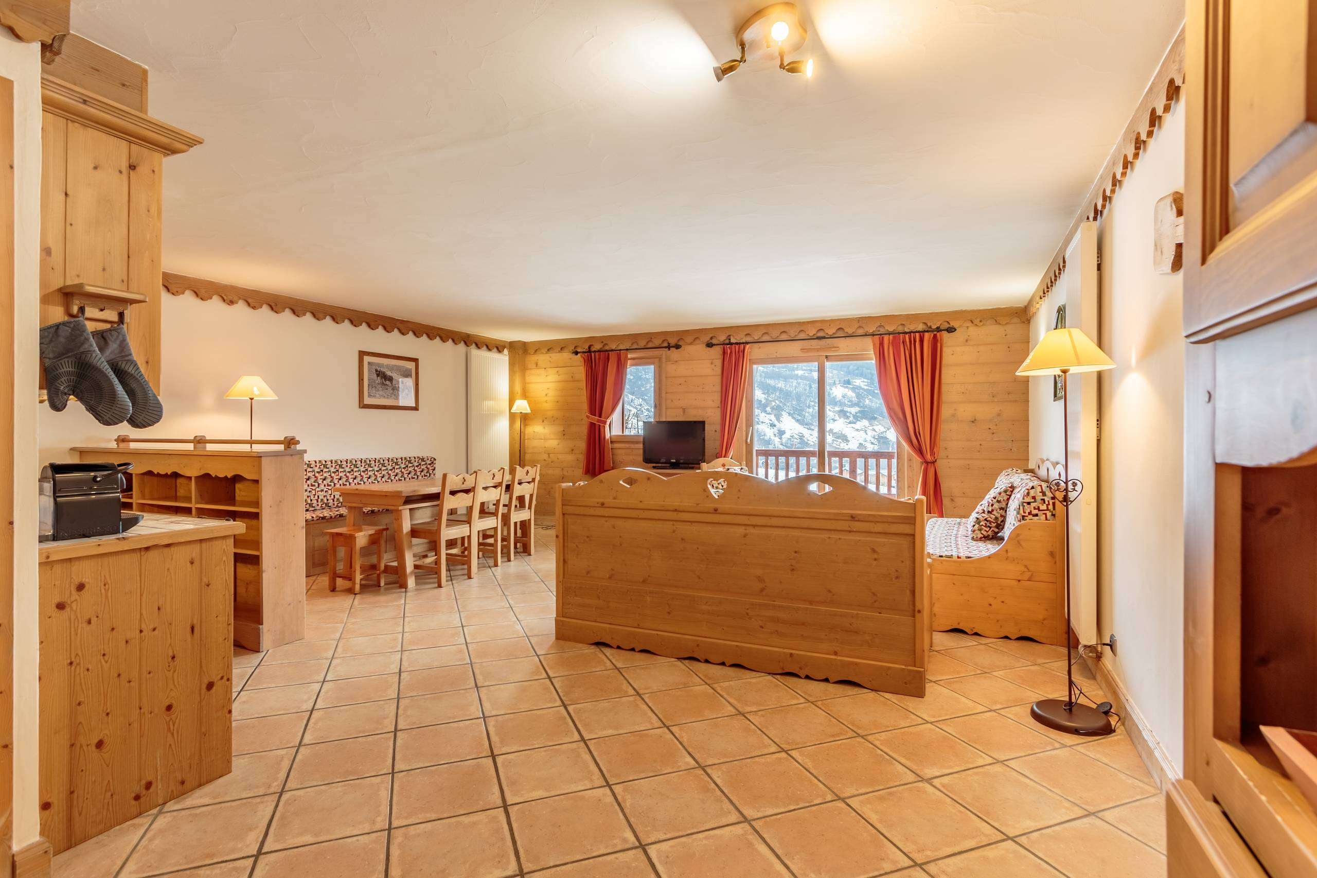 Appartement 3 pièces cabine 8 personnes - Les Chalets Du Gypse SMB-GYPC08 b - Saint Martin de Belleville