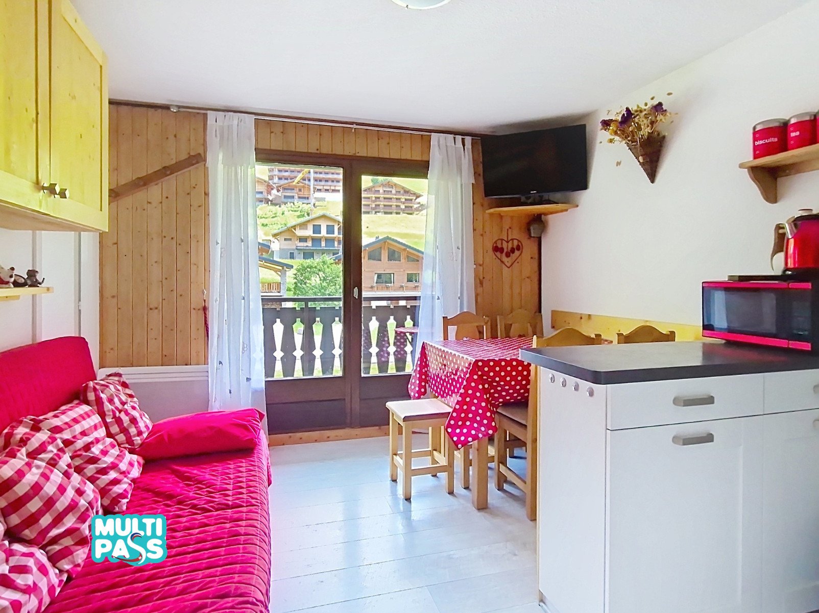 2 pièces 4 personnes vue montagne - Appartement Perce Neige PNB23 NATURE & FAMILY 4 pers. - Châtel