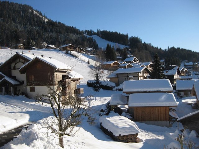 Studio 4 personnes avec terrasse - Les Carroz d'Araches