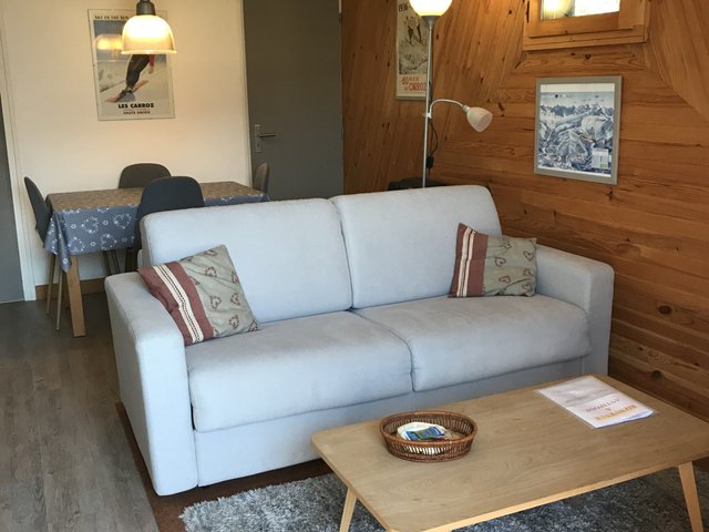 Studio 4 personnes avec terrasse - Les Carroz d'Araches