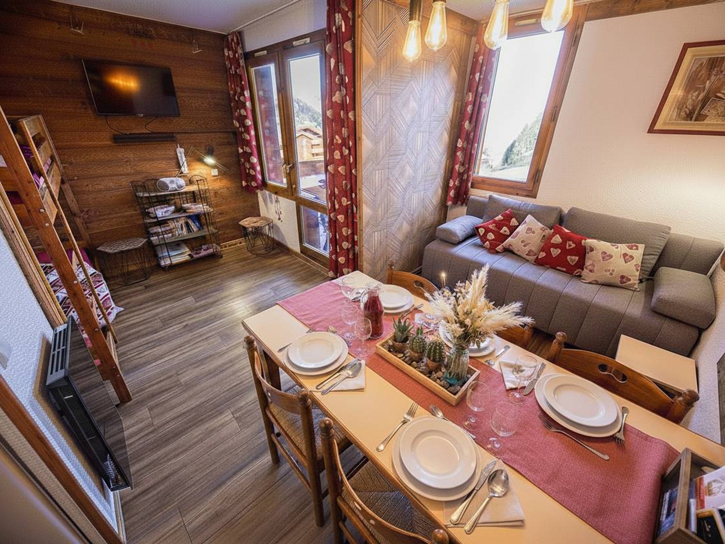 Studio 4 personnes avec balcon - Résidence Beryl - Plagne - Belle Plagne