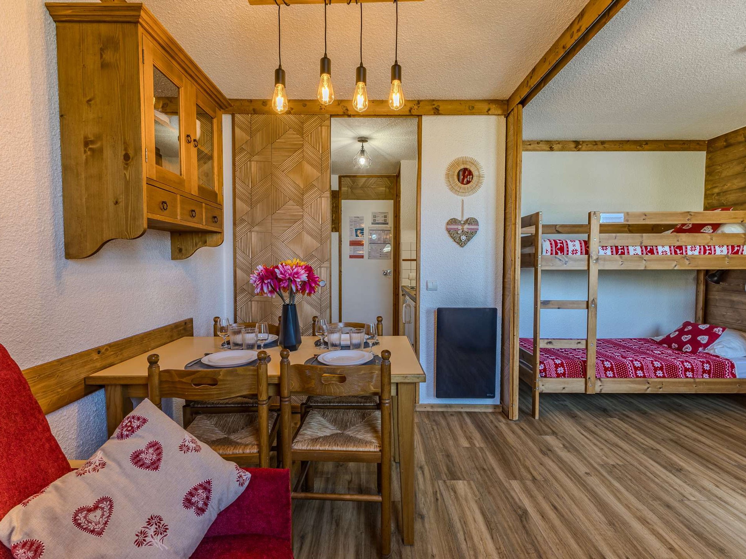 Studio 4 personen met balkon - Résidence Beryl - Plagne - Belle Plagne