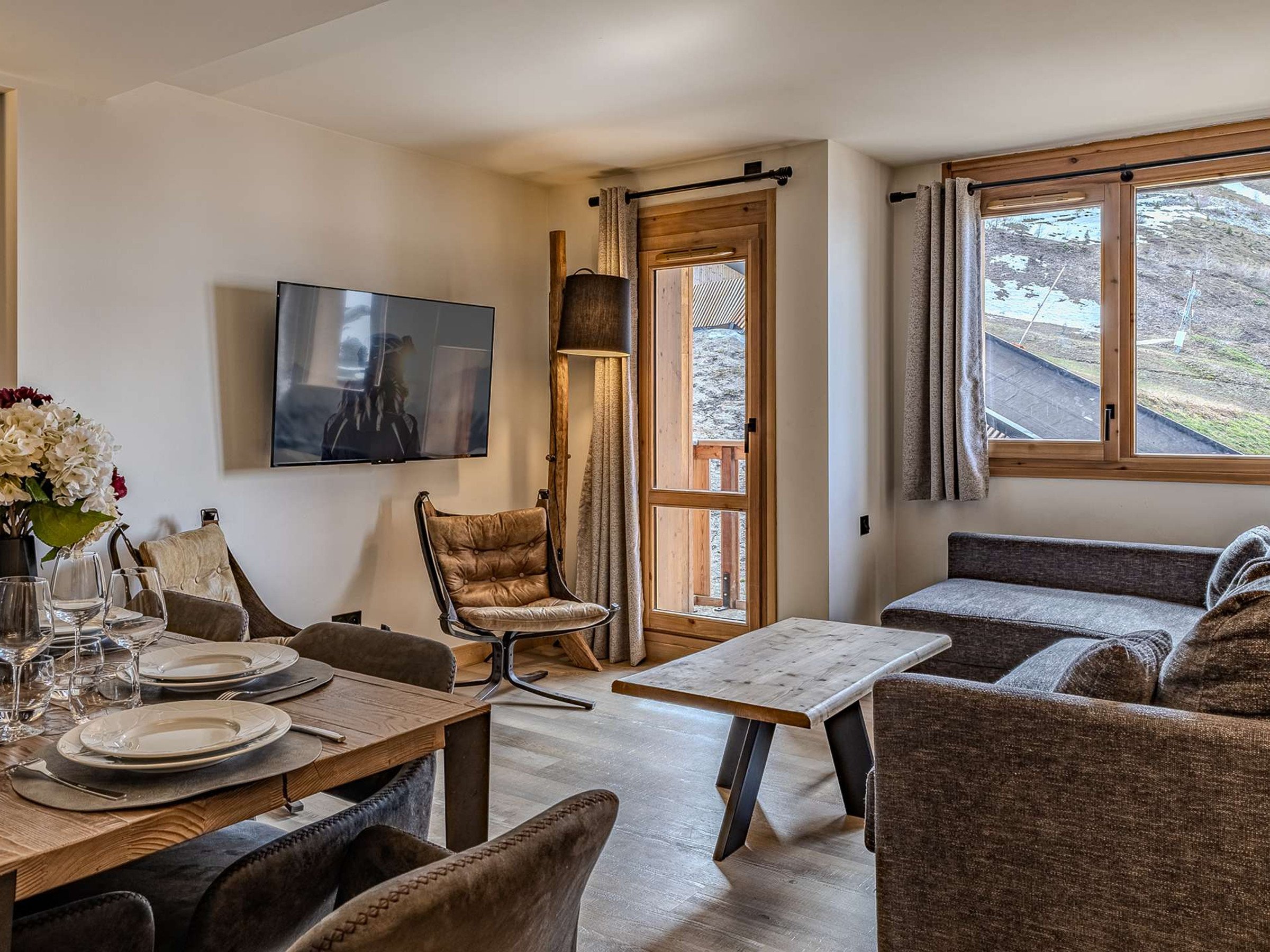 Appartement 3 pièces 6 personnes avec sauna - Résidence Cassiopée - Plagne - Belle Plagne