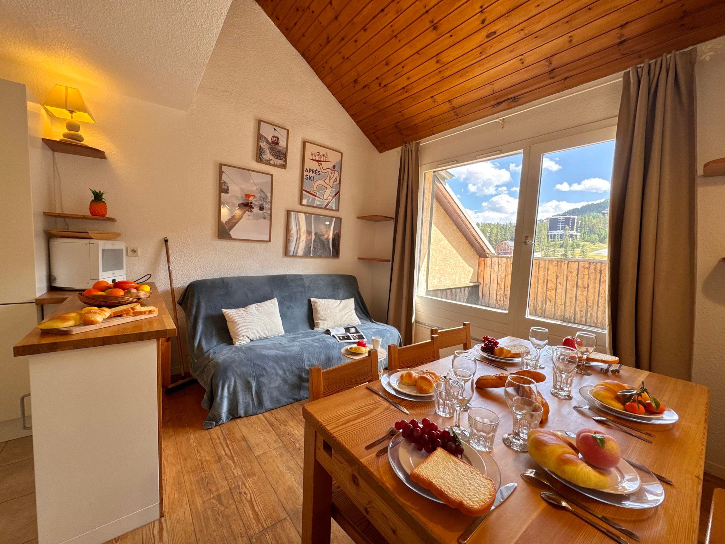 Appartement 3 kamers 6 personen met terras - Résidence L'ALPAGE - Vars
