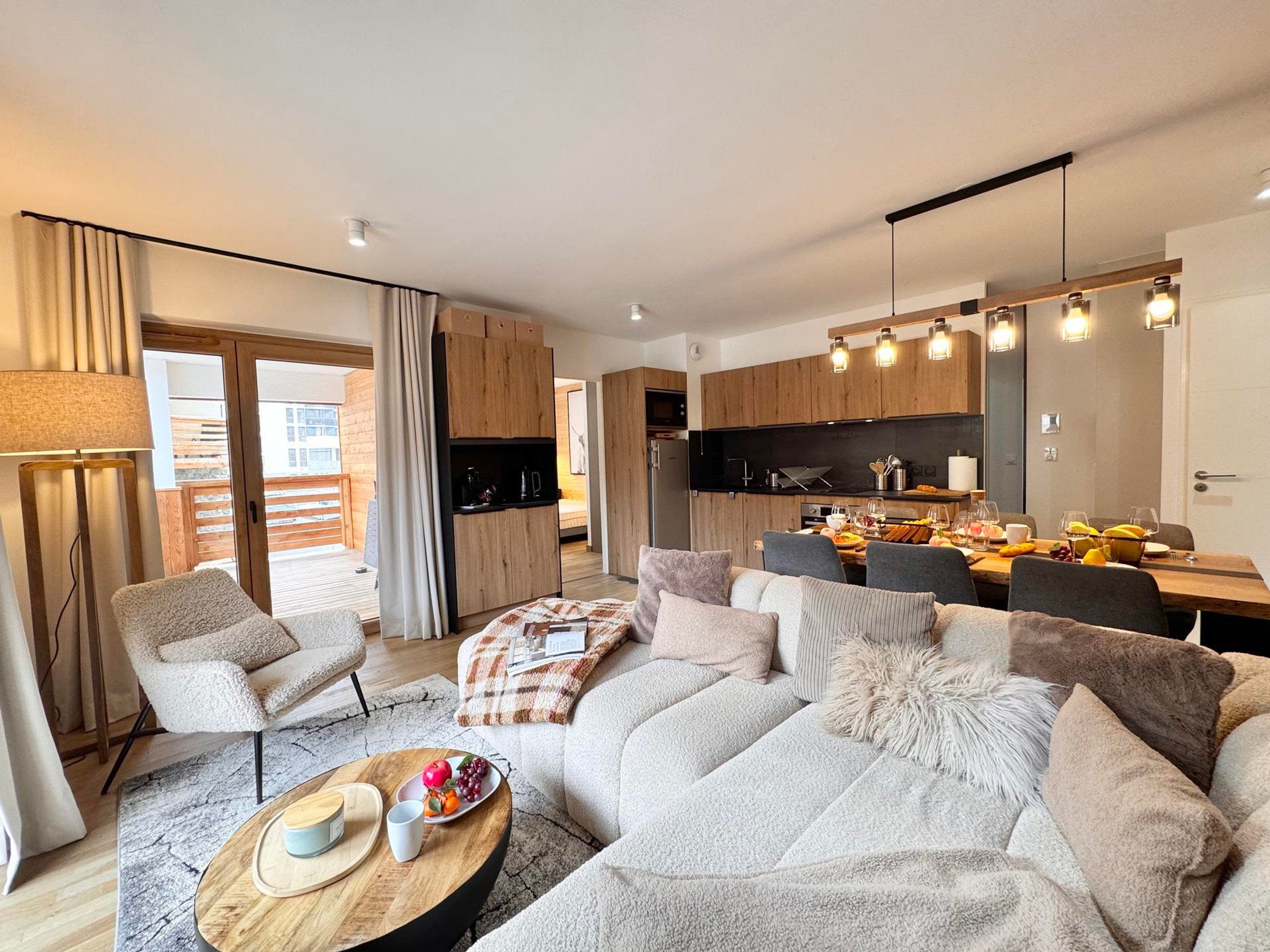 Appartement 3 pièces 6 personnes avec balcon - Résidence LE LIVING STONE B - Vars
