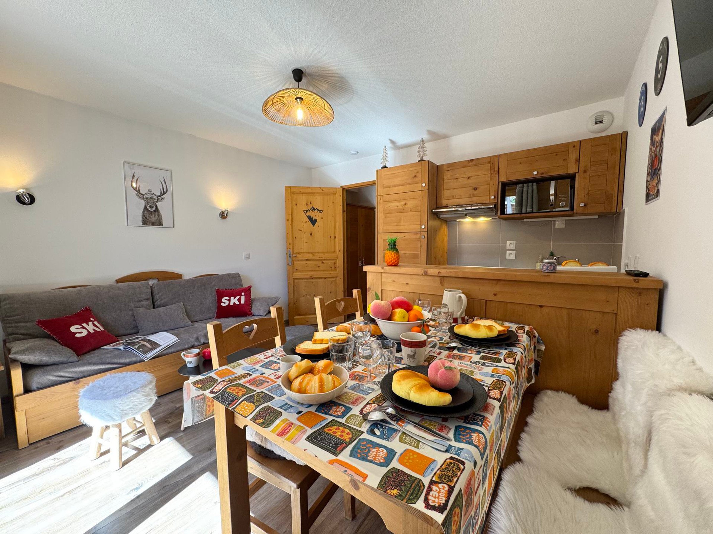 Appartement 2 pièces 4 personnes avec balcon - Résidence LE HAMEAU DES RENNES - Vars