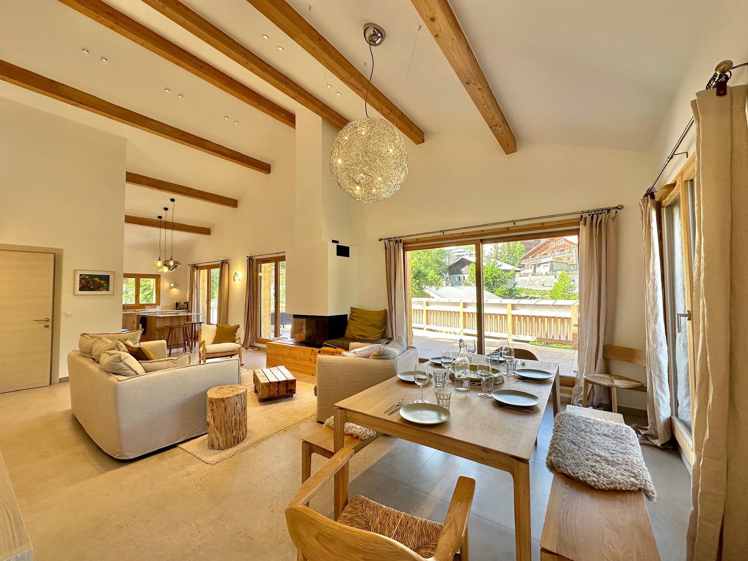 Chalet 6 pièces 12 personnes avec bain à remous - Chalet LE SOLEA - Vars